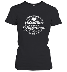 Valentine's Day Teacher School classroom Art Heart Lover Women's T-Shirt Women's T-Shirt - FordPhuMy