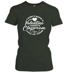 Valentine's Day Teacher School classroom Art Heart Lover Women's T-Shirt Women's T-Shirt - FordPhuMy