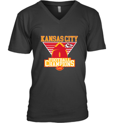 Kansas City Old School Football _ The City Of Champions LIV Men's V-Neck