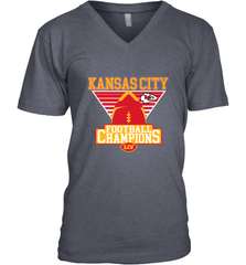 Kansas City Old School Football _ The City Of Champions LIV Men's V-Neck Men's V-Neck - FordPhuMy