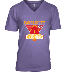 Kansas City Old School Football _ The City Of Champions LIV Men's V-Neck Men's V-Neck - FordPhuMy