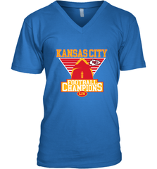 Kansas City Old School Football _ The City Of Champions LIV Men's V-Neck Men's V-Neck - FordPhuMy