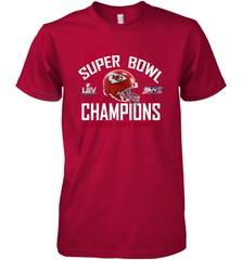 NFL super bowl Kansas City Chiefs Logo Helmet champions Men's Premium T-Shirt Men's Premium T-Shirt - FordPhuMy