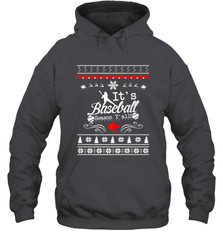 It's Baseball Season Ugly Sweater Christmas 2019 Hooded Sweatshirt Hooded Sweatshirt - FordPhuMy