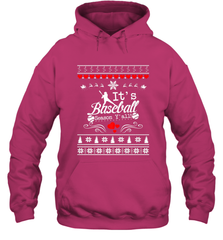 It's Baseball Season Ugly Sweater Christmas 2019 Hooded Sweatshirt Hooded Sweatshirt - FordPhuMy