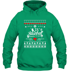It's Baseball Season Ugly Sweater Christmas 2019 Hooded Sweatshirt Hooded Sweatshirt - FordPhuMy