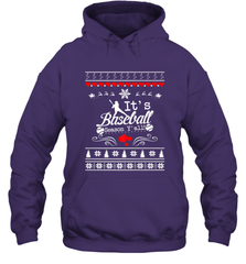 It's Baseball Season Ugly Sweater Christmas 2019 Hooded Sweatshirt Hooded Sweatshirt - FordPhuMy