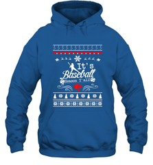 It's Baseball Season Ugly Sweater Christmas 2019 Hooded Sweatshirt Hooded Sweatshirt - FordPhuMy
