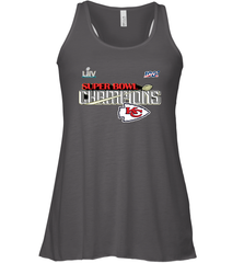 Youth Kansas City Chiefs NFL Pro Line by Fanatics Super Bowl LIV Champions Trophy Women's Racerback Tank Women's Racerback Tank - FordPhuMy