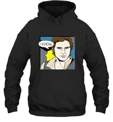 Star Wars Han Solo I Know Pop Art Couples Hooded Sweatshirt