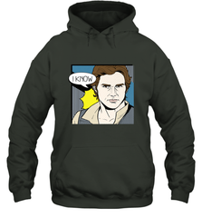 Star Wars Han Solo I Know Pop Art Couples Hooded Sweatshirt Hooded Sweatshirt - FordPhuMy