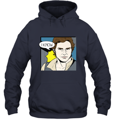 Star Wars Han Solo I Know Pop Art Couples Hooded Sweatshirt