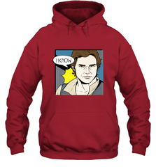 Star Wars Han Solo I Know Pop Art Couples Hooded Sweatshirt Hooded Sweatshirt - FordPhuMy