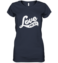 Cute Love Valentines Day Retro Vintage Top Women's V-Neck T-Shirt Women's V-Neck T-Shirt - FordPhuMy