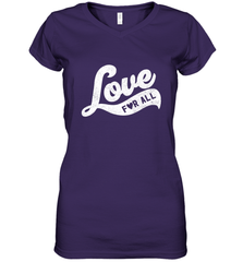 Cute Love Valentines Day Retro Vintage Top Women's V-Neck T-Shirt Women's V-Neck T-Shirt - FordPhuMy