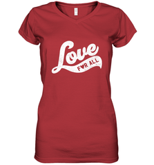 Cute Love Valentines Day Retro Vintage Top Women's V-Neck T-Shirt Women's V-Neck T-Shirt - FordPhuMy