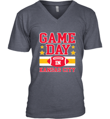 NFL Kansas City Game Day Football Home Team Men's V-Neck Men's V-Neck - FordPhuMy