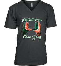 Football mom cane gang 2 Men's V-Neck