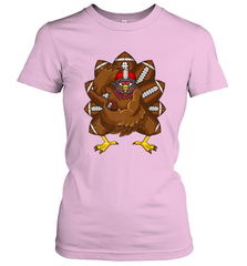 Cool Turkey Football Feathers Funny Thanksgiving Sports Women's T-Shirt Women's T-Shirt - FordPhuMy