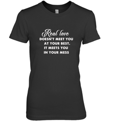 Real love funny quotes for valentine Women's Premium T-Shirt Women's Premium T-Shirt - FordPhuMy