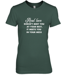 Real love funny quotes for valentine Women's Premium T-Shirt Women's Premium T-Shirt - FordPhuMy