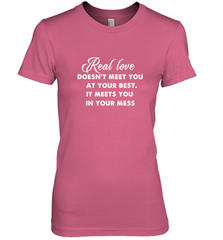 Real love funny quotes for valentine Women's Premium T-Shirt Women's Premium T-Shirt - FordPhuMy