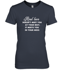 Real love funny quotes for valentine Women's Premium T-Shirt Women's Premium T-Shirt - FordPhuMy