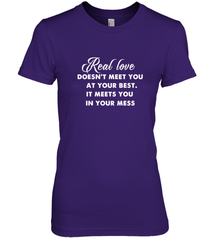 Real love funny quotes for valentine Women's Premium T-Shirt Women's Premium T-Shirt - FordPhuMy