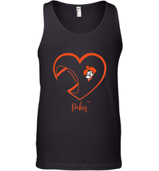 Oklahoma State Cowboys Football Inside Heart  Team Men's Tank Top