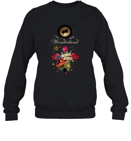 I Found Myself In Wonderland  Alice In Wonderland Crewneck Sweatshirt Crewneck Sweatshirt / Black / S Crewneck Sweatshirt - FordPhuMy