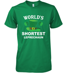 Shortest Leprechaun Funny Family St. Patrick's Day Men's Premium T-Shirt