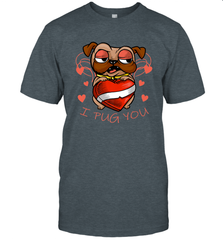 I Pug You Cute Valentines Day Love Heart Pug Dog Valentine Men's T-Shirt Men's T-Shirt - FordPhuMy