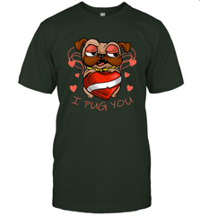 I Pug You Cute Valentines Day Love Heart Pug Dog Valentine Men's T-Shirt Men's T-Shirt - FordPhuMy
