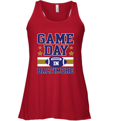 NFL Baltimore MD. Game Day Football Home Team Women's Racerback Tank Women's Racerback Tank - FordPhuMy