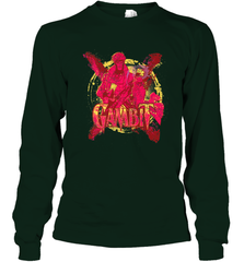 Marvel X Men Gambit Retro 90s Long Sleeve T-Shirt Long Sleeve T-Shirt - FordPhuMy