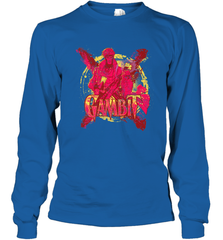 Marvel X Men Gambit Retro 90s Long Sleeve T-Shirt Long Sleeve T-Shirt - FordPhuMy