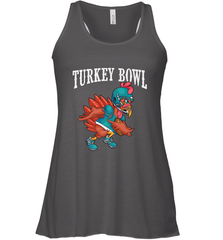 Cool Turkey Bowl _ Funny Thanksgiving Football Player Women's Racerback Tank Women's Racerback Tank - FordPhuMy
