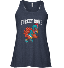 Cool Turkey Bowl _ Funny Thanksgiving Football Player Women's Racerback Tank Women's Racerback Tank - FordPhuMy