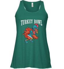 Cool Turkey Bowl _ Funny Thanksgiving Football Player Women's Racerback Tank Women's Racerback Tank - FordPhuMy