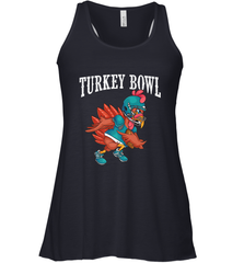 Cool Turkey Bowl _ Funny Thanksgiving Football Player Women's Racerback Tank Women's Racerback Tank - FordPhuMy