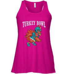 Cool Turkey Bowl _ Funny Thanksgiving Football Player Women's Racerback Tank Women's Racerback Tank - FordPhuMy