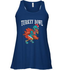 Cool Turkey Bowl _ Funny Thanksgiving Football Player Women's Racerback Tank Women's Racerback Tank - FordPhuMy