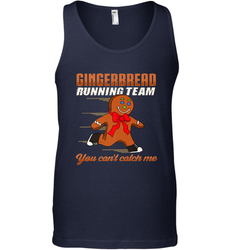 Christmas Gingerbread Man Cookie Gingerbread Running Team Men's Tank Top