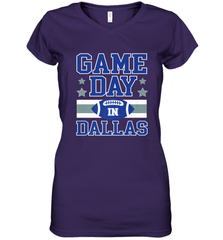NFL Dallas Texas Game Day Football Home Team Women's V-Neck T-Shirt Women's V-Neck T-Shirt - FordPhuMy