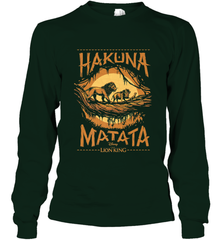 Disney The Lion King Live Action Hakuna Matata Sunset Poster Long Sleeve T-Shirt Long Sleeve T-Shirt - FordPhuMy