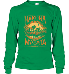 Disney The Lion King Live Action Hakuna Matata Sunset Poster Long Sleeve T-Shirt Long Sleeve T-Shirt - FordPhuMy