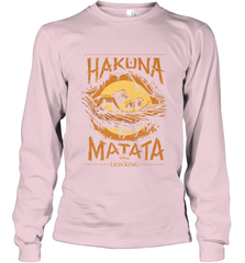 Disney The Lion King Live Action Hakuna Matata Sunset Poster Long Sleeve T-Shirt Long Sleeve T-Shirt - FordPhuMy