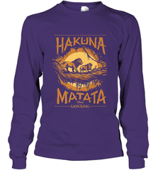 Disney The Lion King Live Action Hakuna Matata Sunset Poster Long Sleeve T-Shirt Long Sleeve T-Shirt - FordPhuMy