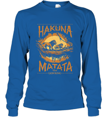 Disney The Lion King Live Action Hakuna Matata Sunset Poster Long Sleeve T-Shirt Long Sleeve T-Shirt - FordPhuMy