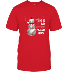 Baseball Snowman Christmas This is my Christmas Pajama Men's T-Shirt Men's T-Shirt - FordPhuMy